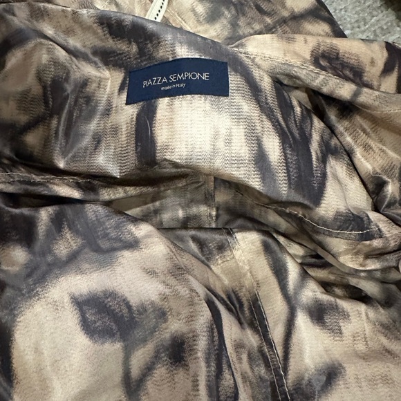 Piazza Sempione Peacoat Trench Abstract Print Size 40 - Picture 4 of 4